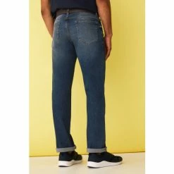 F&F Blue Straight Mid Wash Jeans -F&F Shop unnamed file 1003