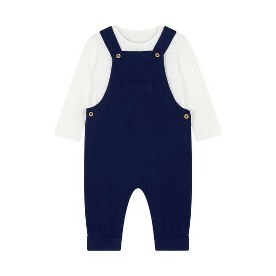 unnamed-file-120.jpg F&F Mini Hinch Navy Blue Woven Dungaree Set -F&F Shop unnamed file 120