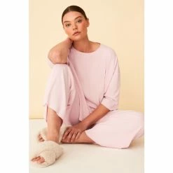 F&F Pink Plissé Pyjama Set -F&F Shop unnamed file 1213