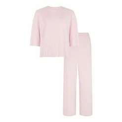 F&F Pink Plissé Pyjama Set -F&F Shop unnamed file 1215