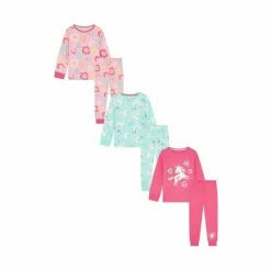 F&F Pink Unicorn Pyjamas 3 Pack 4 F&F Pink Unicorn Pyjamas 3 Pack -F&F Shop unnamed file 1221