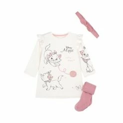 F&F Cream Marie Sweat Dress Set