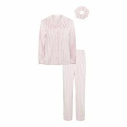 F&F Pink Candy Stripe Island Fleece Revere Pyjama Set -F&F Shop unnamed file 1280