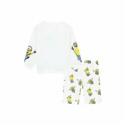 F&F Cream Minions Sweat Cycling Shorts Set -F&F Shop unnamed file 129