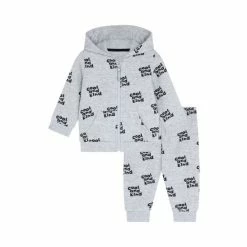 F&F Natural Cool And Kind Zip Through Sweat Set