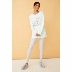F&F Mint Green Disney Bambi Pyjama Set -F&F Shop unnamed file 1310