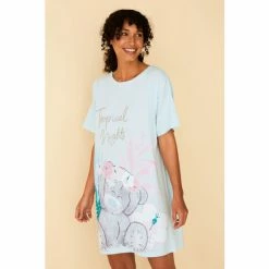 F&F Aqua Blue Tatty Sleep T-Shirt -F&F Shop unnamed file 1316