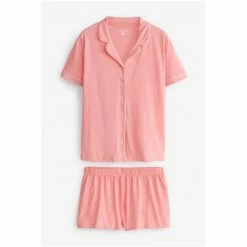 F&F Coral Short Sleeve Jersey Rever Pyjamas -F&F Shop unnamed file 1329