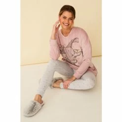 F&F Pink Dumbo Devine Fleece Pyjama Set -F&F Shop unnamed file 1335