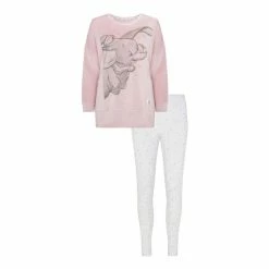 F&F Pink Dumbo Devine Fleece Pyjama Set -F&F Shop unnamed file 1337