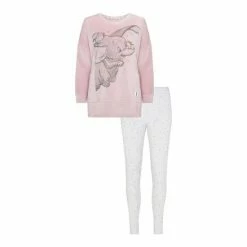 F&F Pink Dumbo Devine Fleece Pyjama Set -F&F Shop unnamed file 1338