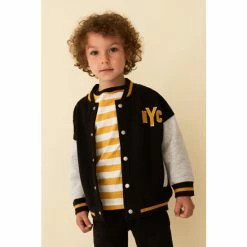 F&F Bomber And T-Shirt Black Set