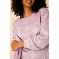 F&F Pink Embossed Pyjamas Set -F&F Shop unnamed file 1348