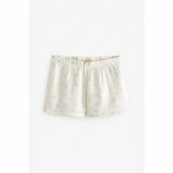 F&F White Foil Print Revere Short Pyjama Set -F&F Shop unnamed file 1357