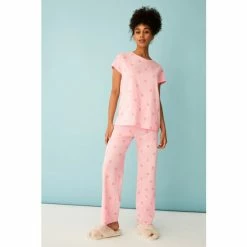 F&F Pink Star Packed Pyjama