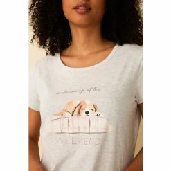 F&F Pink Sleepy Dog Pyjama Set -F&F Shop unnamed file 1381