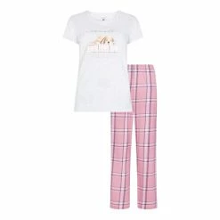 F&F Pink Sleepy Dog Pyjama Set -F&F Shop unnamed file 1382