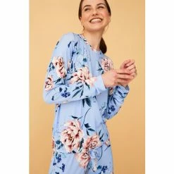 F&F Blue Floral Pyjama Set -F&F Shop unnamed file 1387