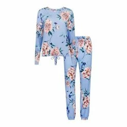 F&F Blue Floral Pyjama Set -F&F Shop unnamed file 1389