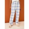 F&F Blue Nordic Check Woven Trousers -F&F Shop unnamed file 1390
