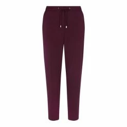 F&F Burgundy Red Elastic Back Joggers -F&F Shop unnamed file 1445