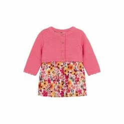 F&F Pink Floral Cardigan And Dress -F&F Shop unnamed file 149