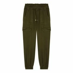 F&F Khaki Green Tencel Joggers 3 F&F Khaki Green Tencel Joggers -F&F Shop unnamed file 1504