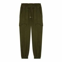 F&F Khaki Green Tencel Joggers 5 F&F Khaki Green Tencel Joggers -F&F Shop unnamed file 1506