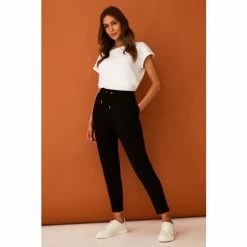 F&F Premium Pintuck Black Joggers 4 F&F Premium Pintuck Black Joggers -F&F Shop unnamed file 1584