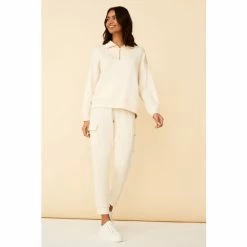 F&F Cream Patch Pocket Bodie Joggers -F&F Shop unnamed file 1591