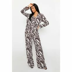 F&F FW Bridge Millie Zebra Print Wide Leg Trousers -F&F Shop unnamed file 1640