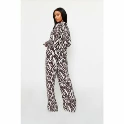 F&F FW Bridge Millie Zebra Print Wide Leg Trousers -F&F Shop unnamed file 1641