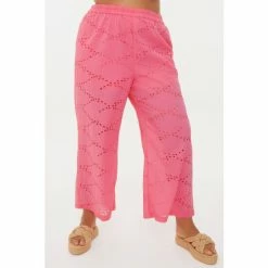 F&F FW Bridge Beckie Co-ord Broderie Hot Pink Trousers -F&F Shop unnamed file 1665
