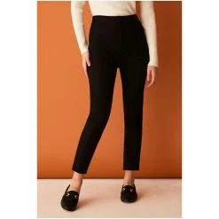 F&F Bengaline Skinny Black Trousers