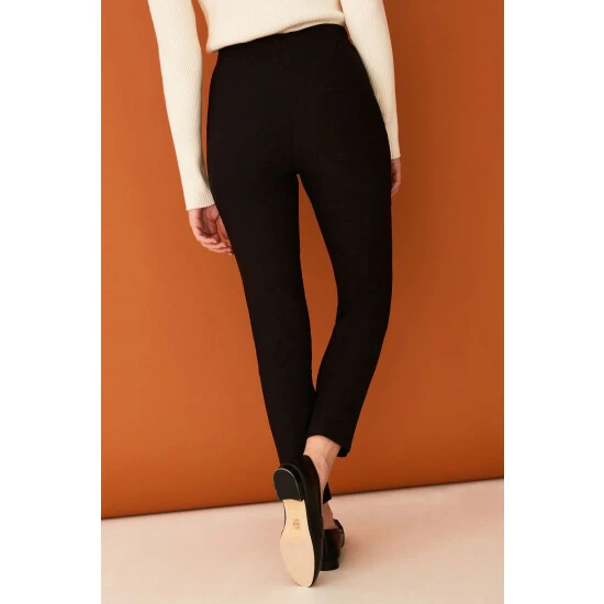 F&F Bengaline Skinny Black Trousers 4 F&F Bengaline Skinny Black Trousers - Image 2
