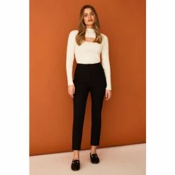 F&F Bengaline Skinny Black Trousers 10 F&F Bengaline Skinny Black Trousers -F&F Shop unnamed file 1671