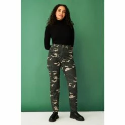 F&F Green Elastic Waist Camo Cargo Trousers -F&F Shop unnamed file 1677