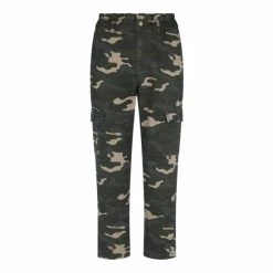 F&F Green Elastic Waist Camo Cargo Trousers -F&F Shop unnamed file 1679