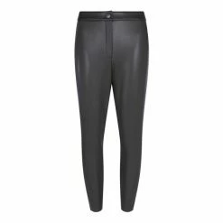 F&F Skinny Khaki Green PU Trousers -F&F Shop unnamed file 1685