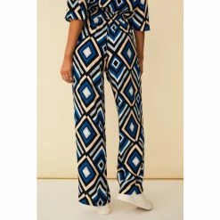 F&F Blue Geo Trousers -F&F Shop unnamed file 1688