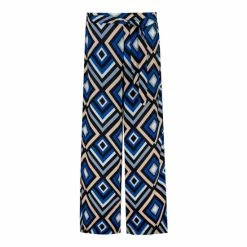 F&F Blue Geo Trousers -F&F Shop unnamed file 1691