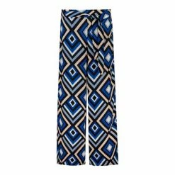 F&F Blue Geo Trousers -F&F Shop unnamed file 1692