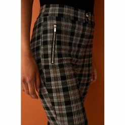 F&F Bengaline Check Black Skinny Trousers 5 F&F Bengaline Check Black Skinny Trousers -F&F Shop unnamed file 1696