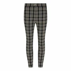 F&F Bengaline Check Black Skinny Trousers 6 F&F Bengaline Check Black Skinny Trousers -F&F Shop unnamed file 1697