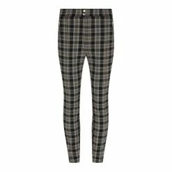 F&F Bengaline Check Black Skinny Trousers 7 F&F Bengaline Check Black Skinny Trousers -F&F Shop unnamed file 1698