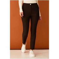 F&F Bengaline Brown Skinny Trousers