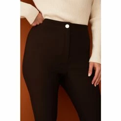 F&F Bengaline Brown Skinny Trousers 5 F&F Bengaline Brown Skinny Trousers -F&F Shop unnamed file 1708