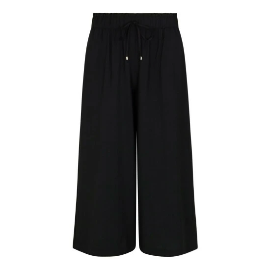 unnamed-file-1727.jpg F&F Black Textured Satin Culotte Trousers -F&F Shop unnamed file 1727