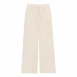 F&F Cream Textured Satin Culotte Trousers 6 F&F Cream Textured Satin Culotte Trousers -F&F Shop unnamed file 1733
