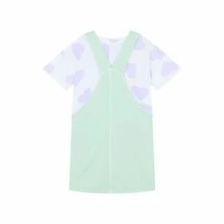 F&F Green Pinny And Aop Heart T-Shirt Set -F&F Shop unnamed file 175